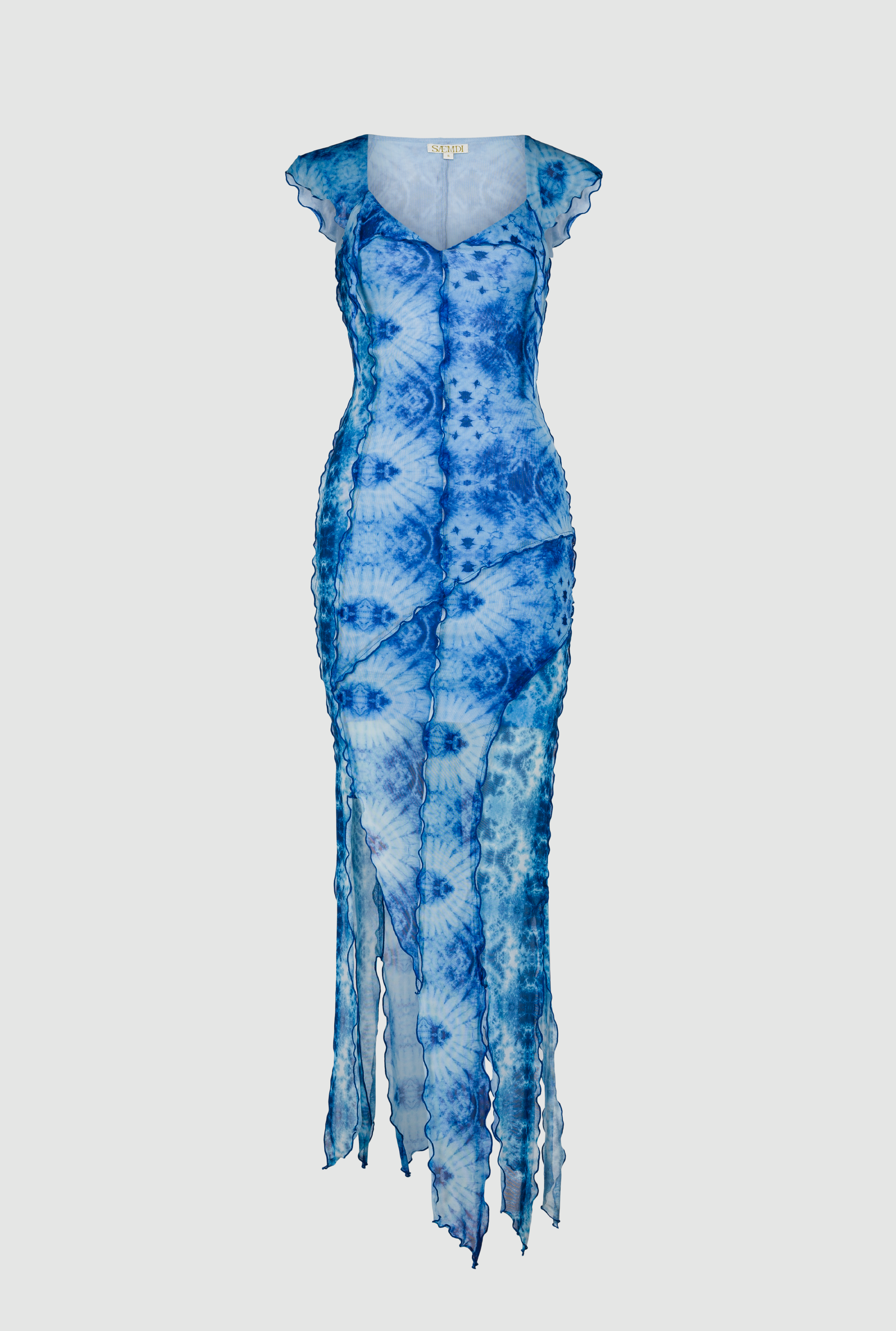 tie dye mesh dress LIVIA – SAEMDI A vibrant pick for Name/Description:Savannah G Deposit - Satin Gown w Covered Buttons LowStock:41184865746995 Onam Dress for Girls
