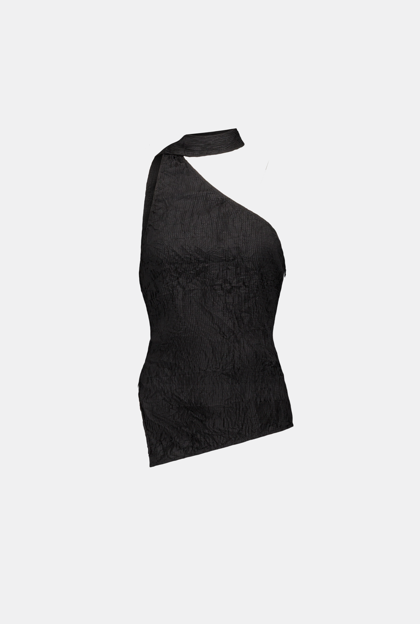 One-Shoulder Scarf Top