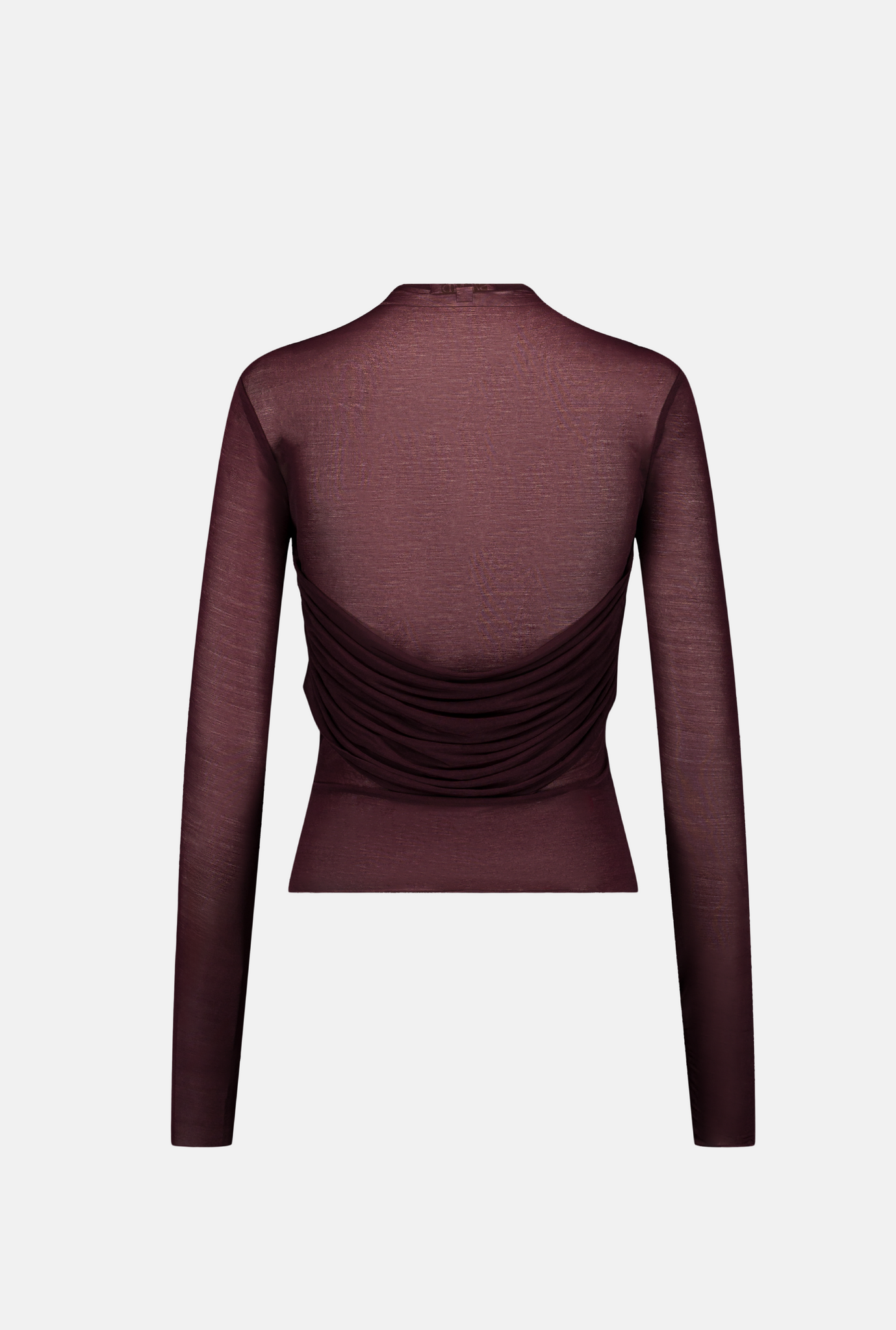 Bordeaux mesh with draping