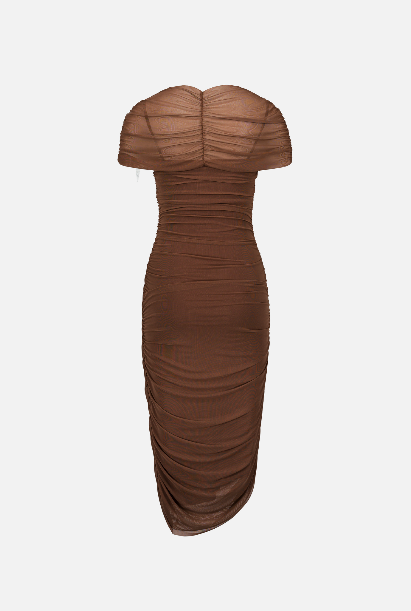 Draped cape dress