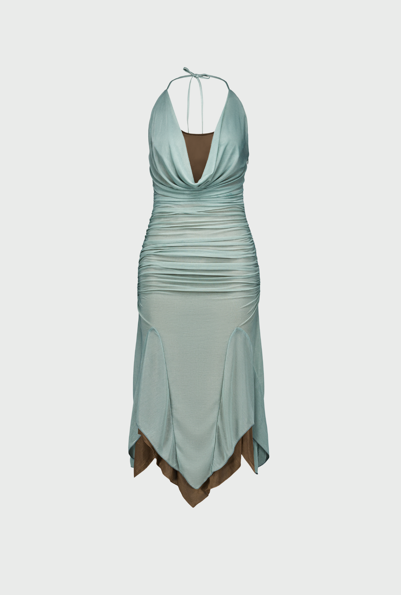eve double cloth midi dress EVI MIDI DRESS – SAEMDI