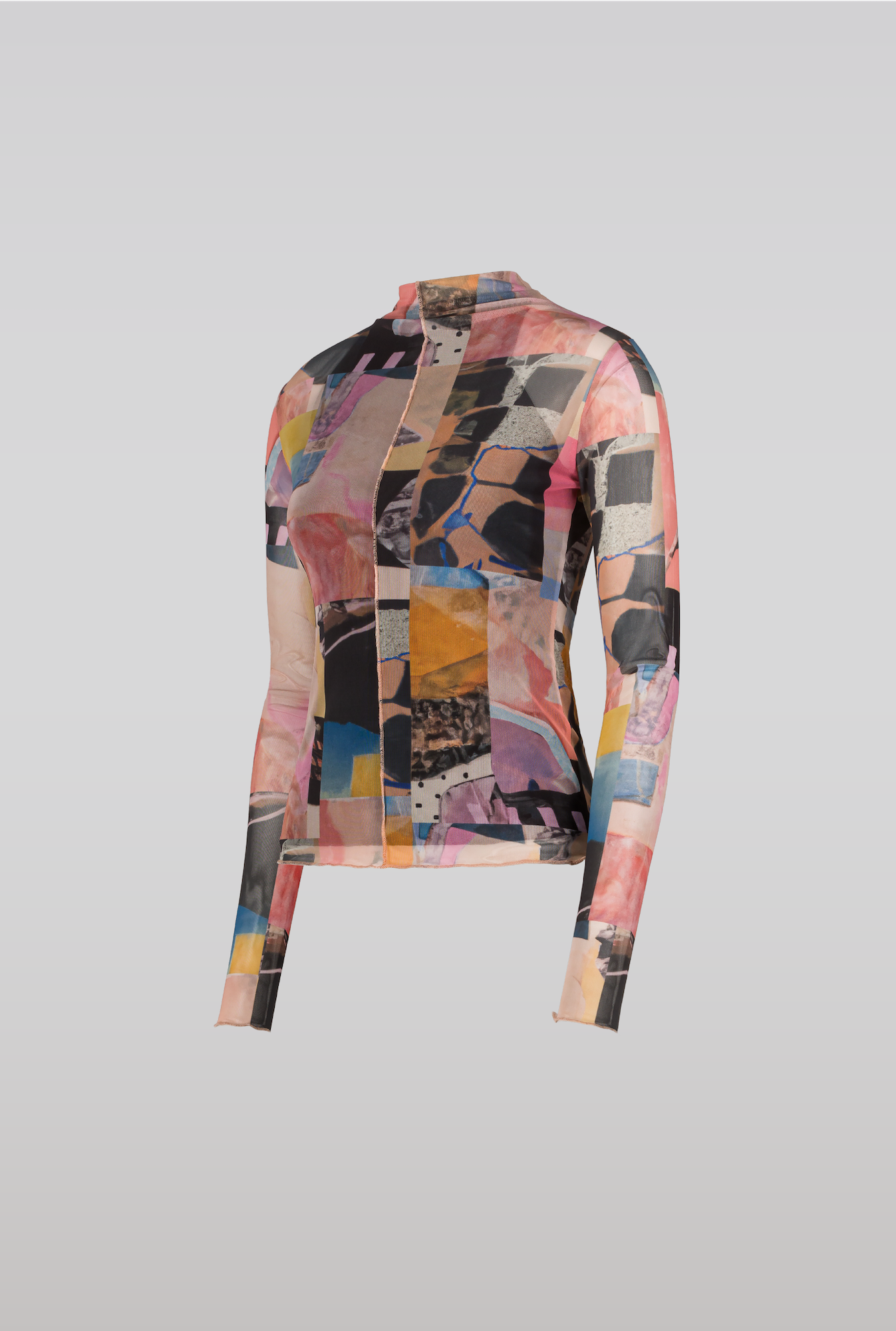 Collage Mesh Top