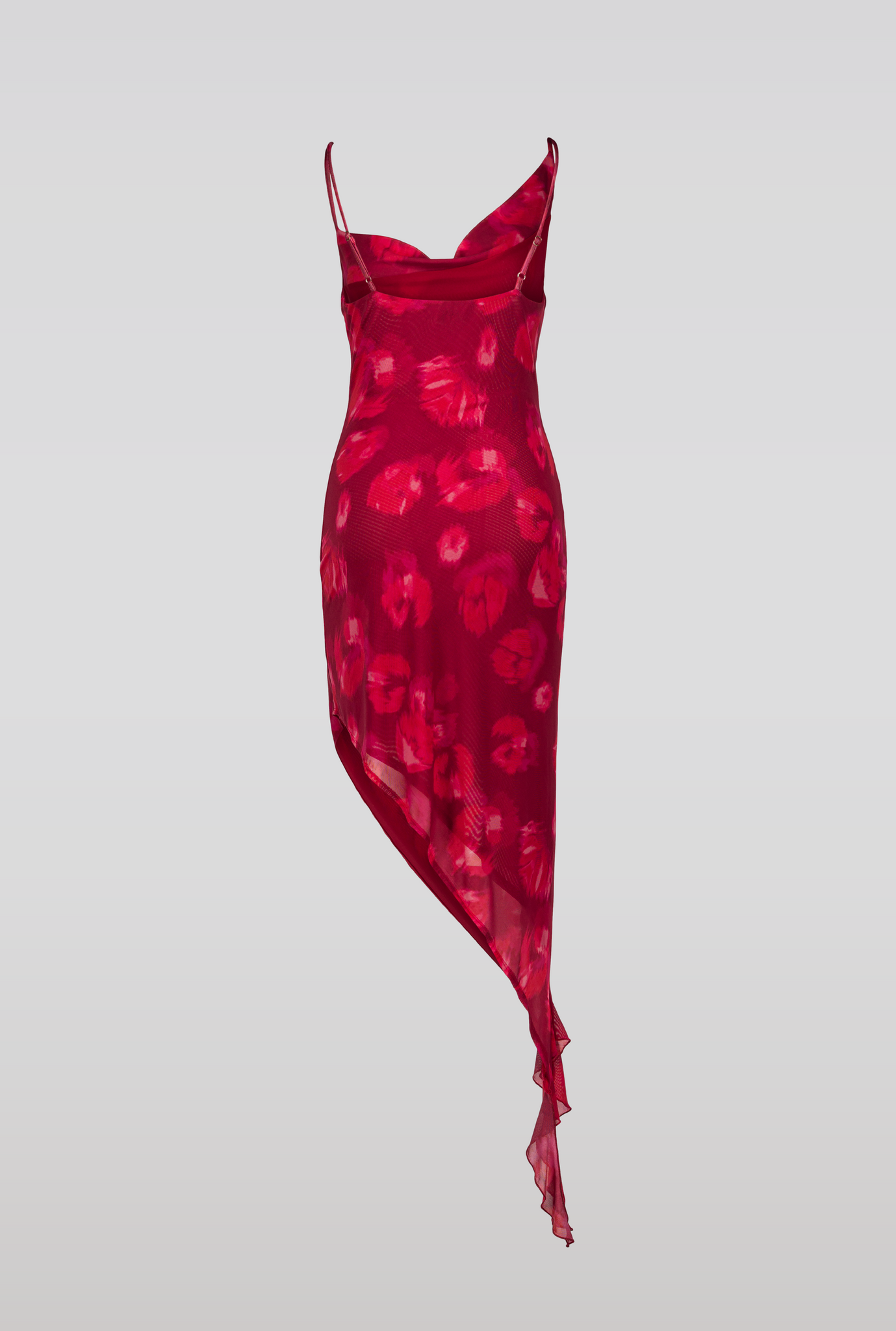 Waterfall mesh dress