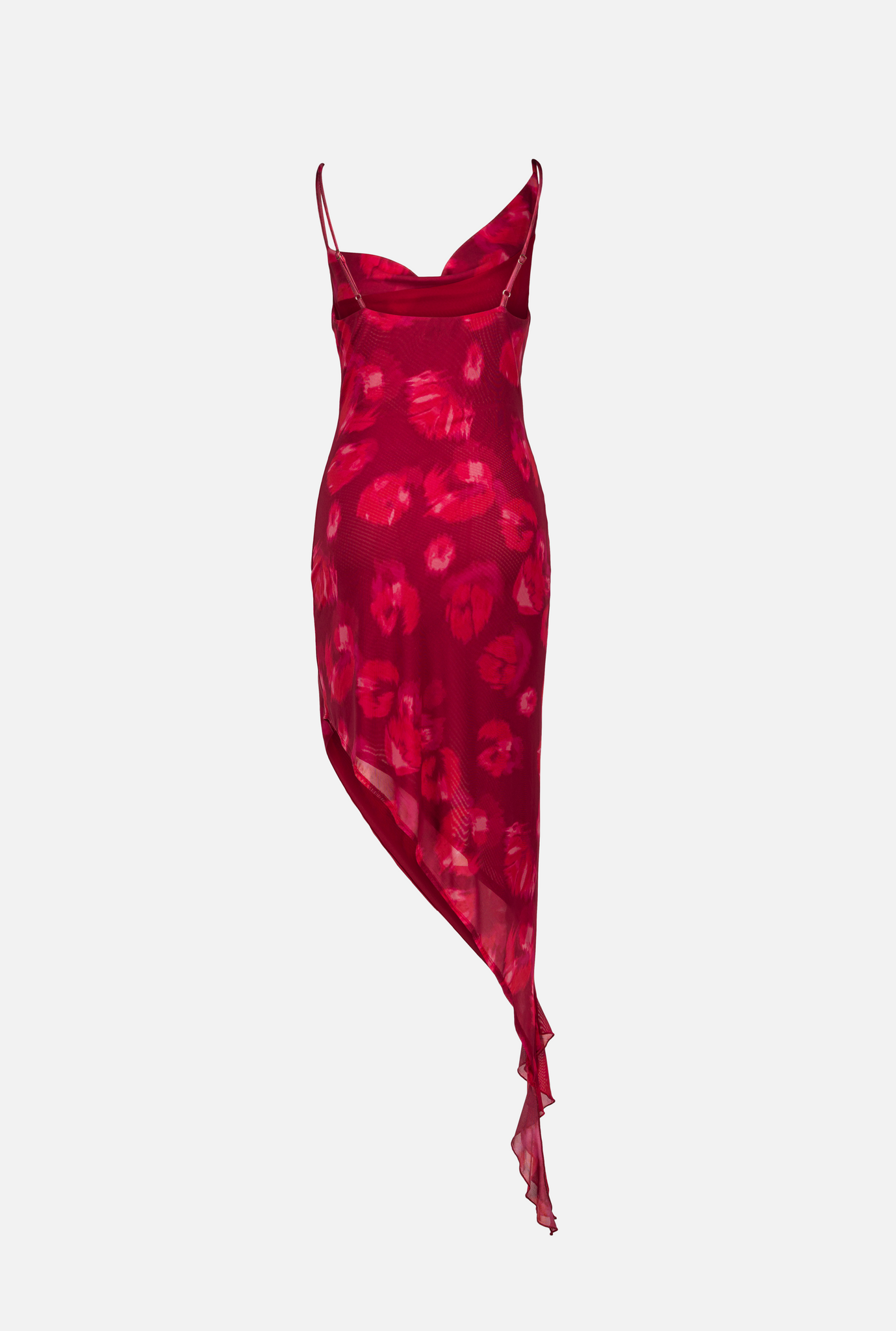 Waterfall mesh dress