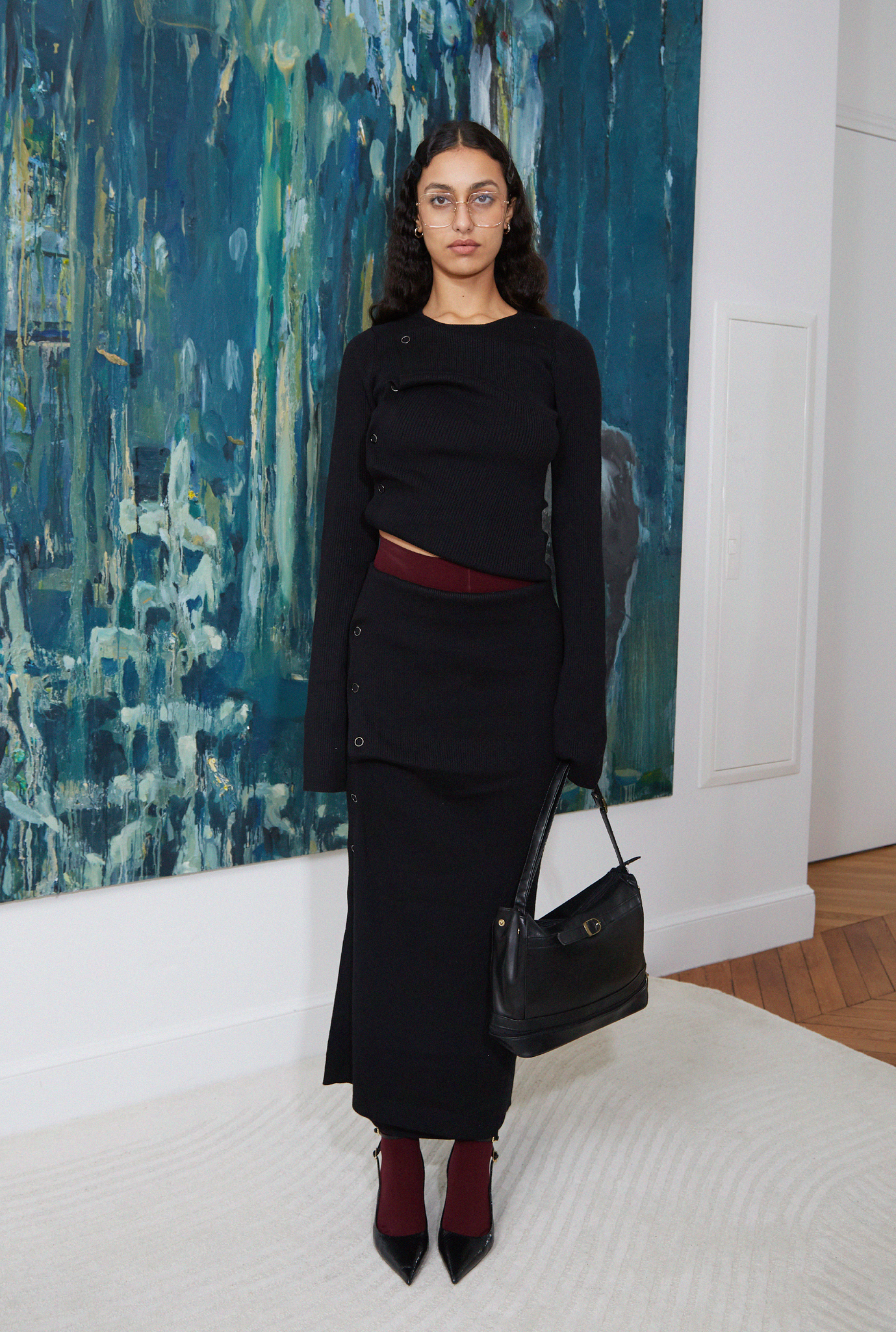 Deconstructed Rib Skirt