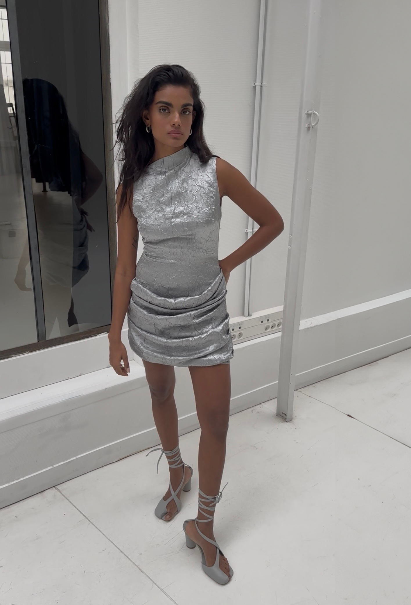 milly metallic tulip dress TULIP DRESS – SAEMDI