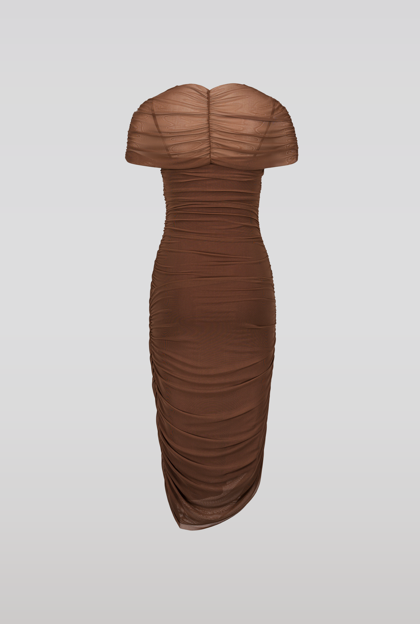 Draped cape dress