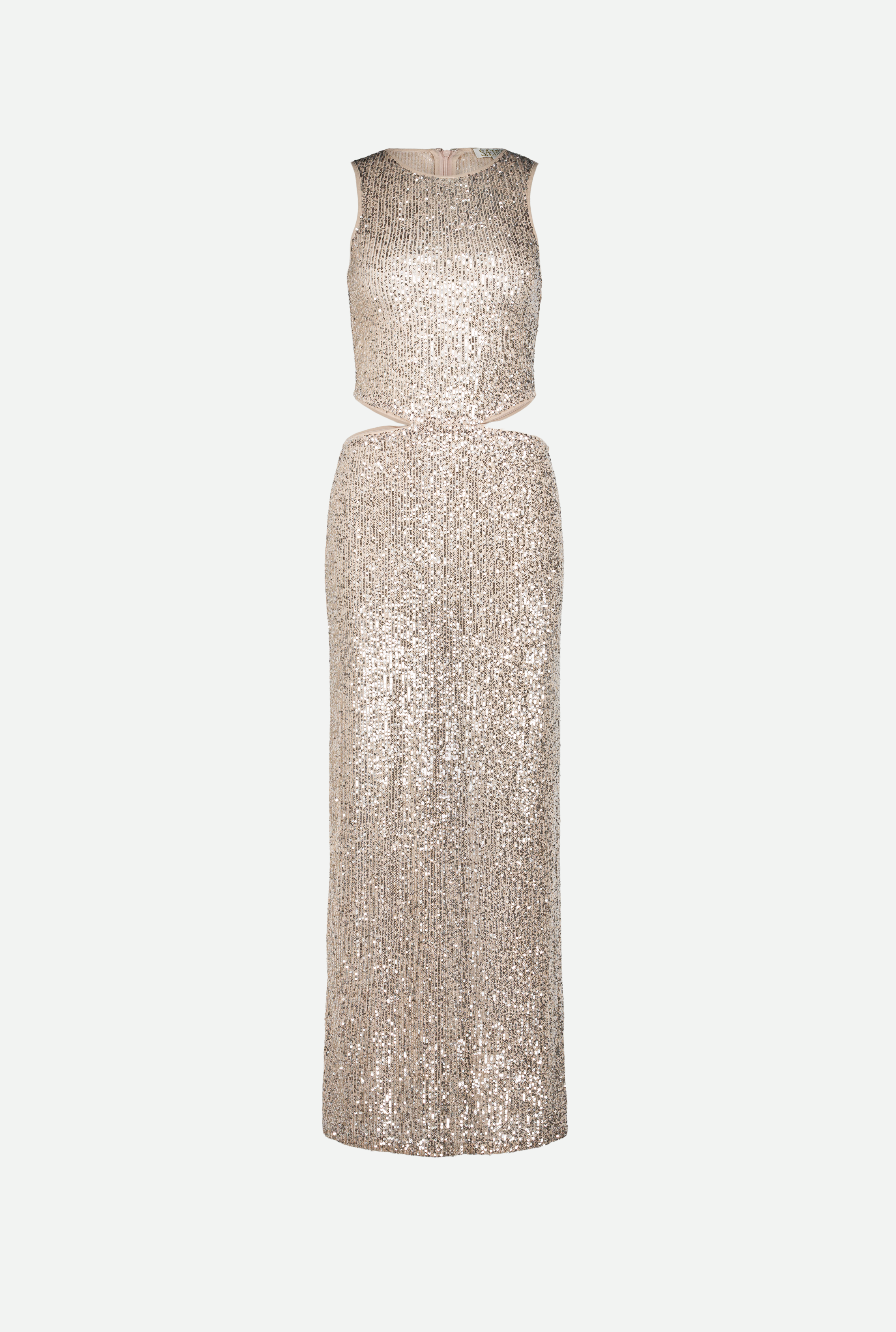 one piece glitter dress WEDTREND Women Black Prom Glitter One Shoulder Sequins Evening Party Dress  with Slit main image 0