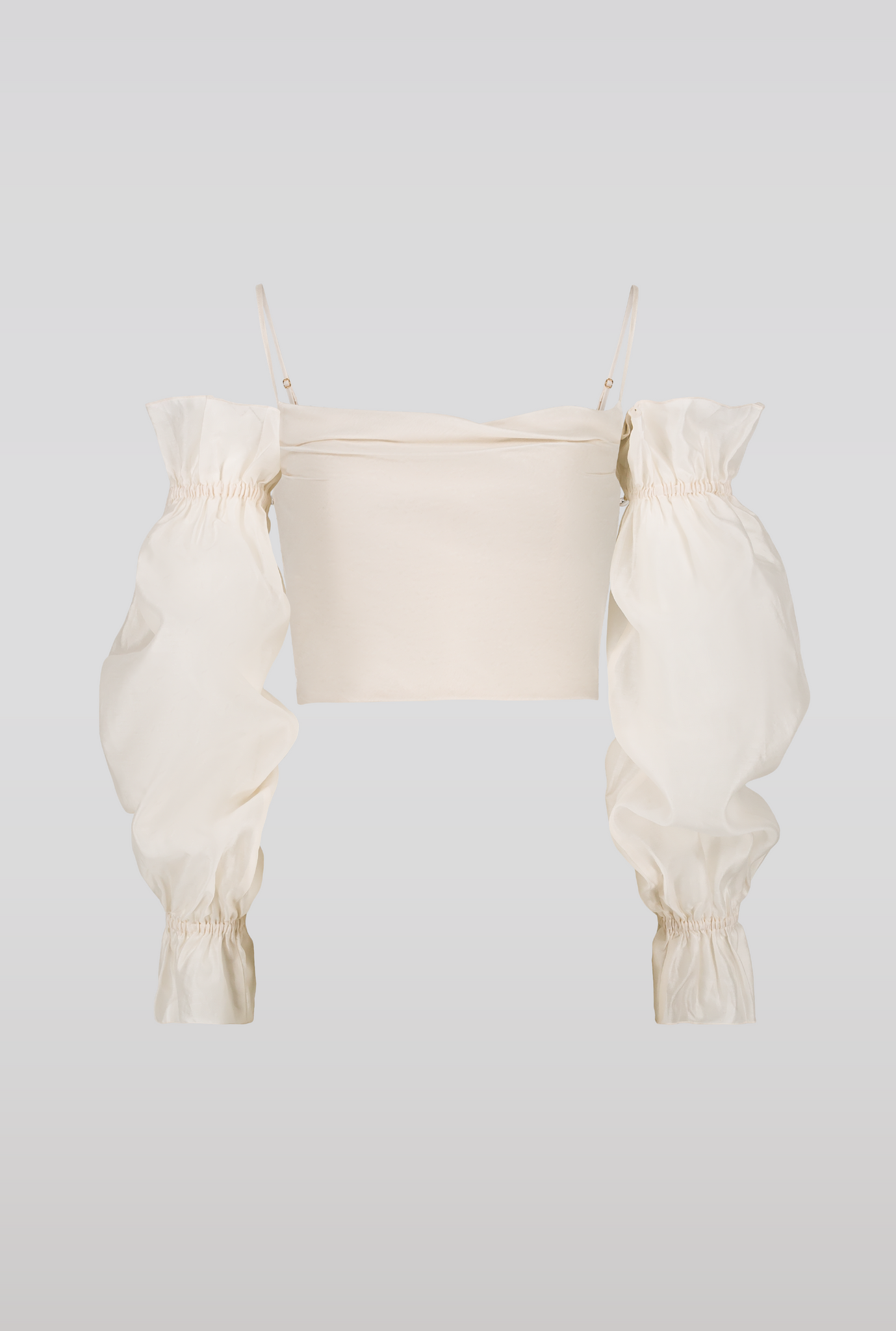 Raw silk top & sleeves